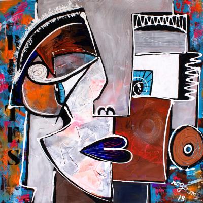 2018 restes 80 x 80 cm