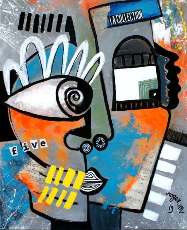 2019 five la collection 73 x60 cm