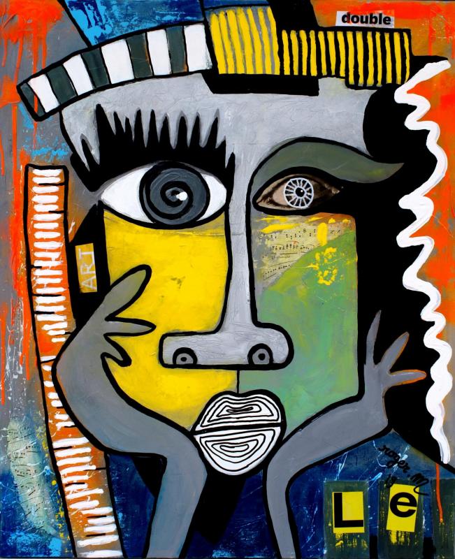 2019 le double 73 x 60 cm