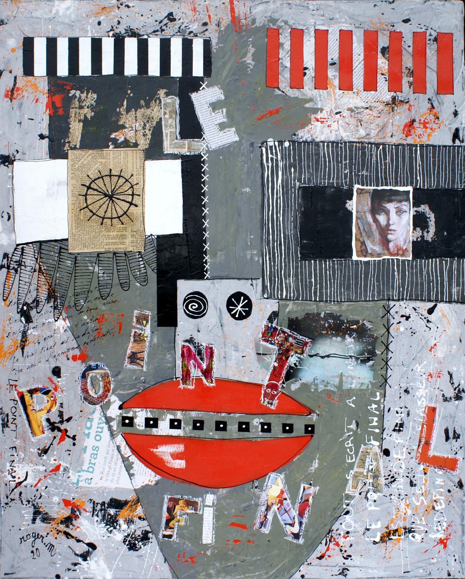 2020 le point final 100 x 81 cm