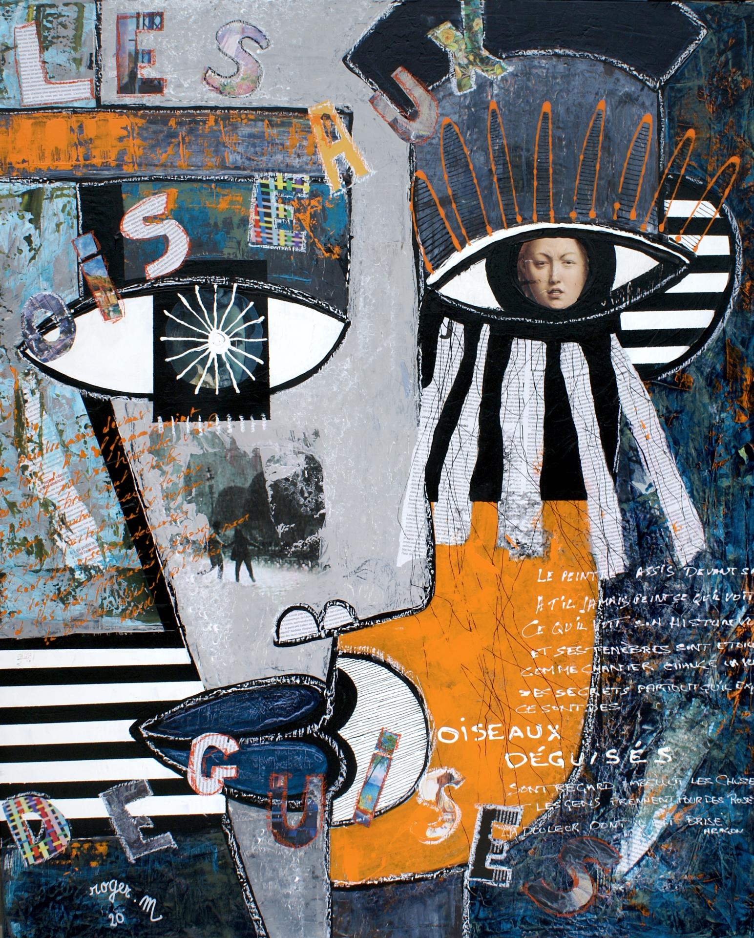 2020 les oiseaux deguises 100 x 81
