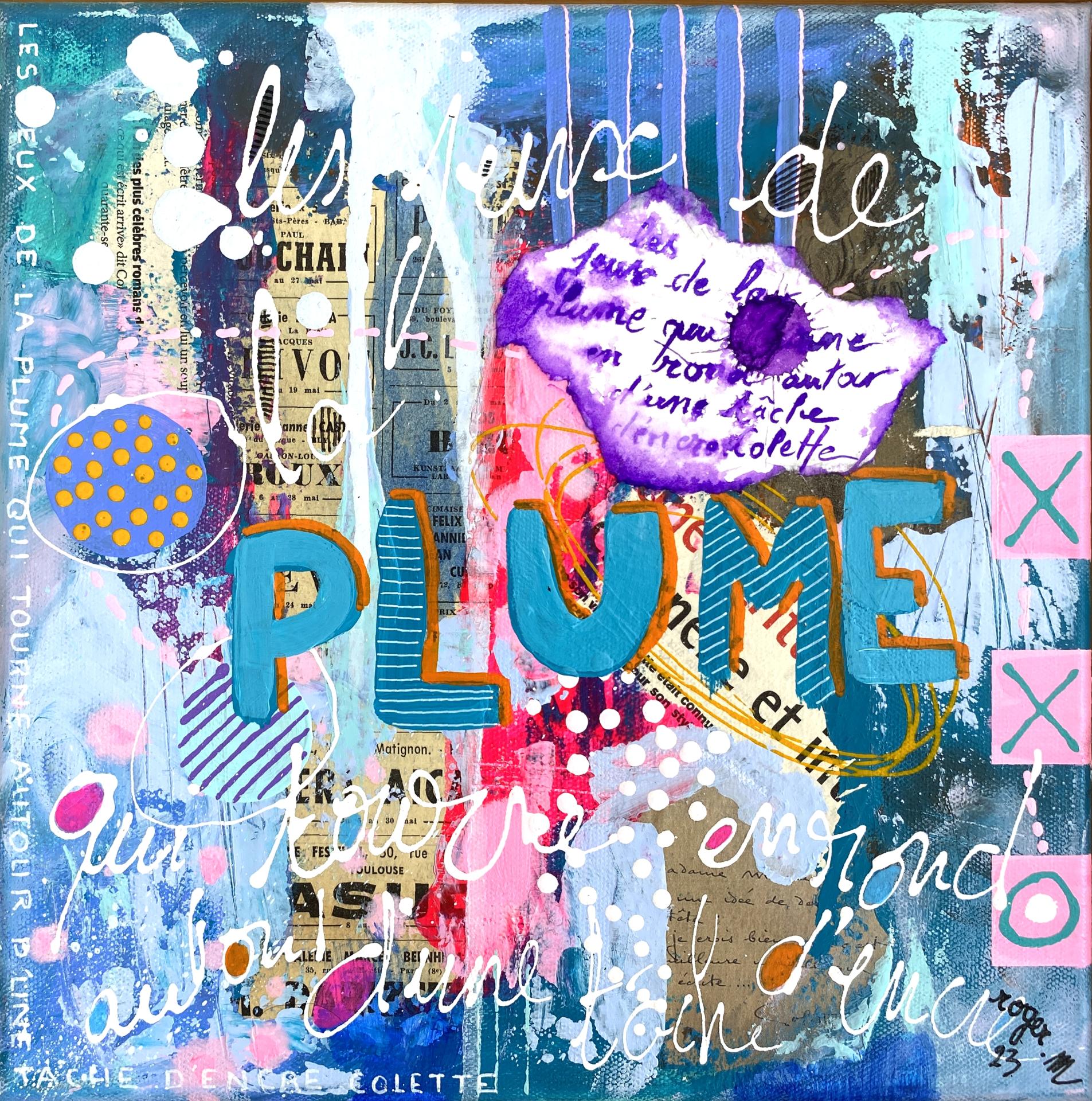 2023 les jeux de la plume 30 x 30 cm