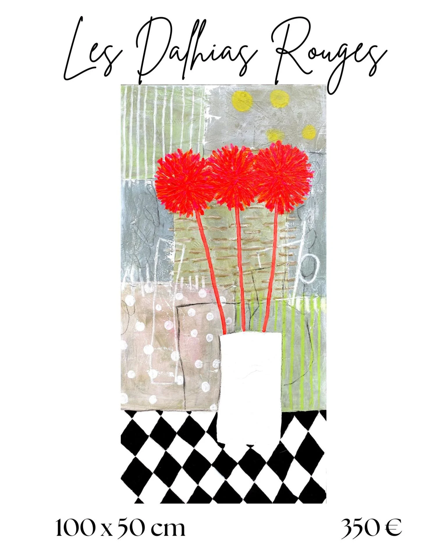 Les dalhias rouges 1